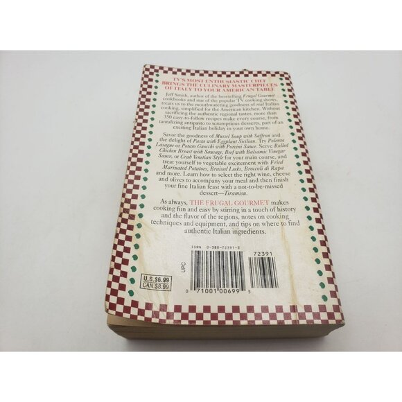 The Frugal Gourmet Cooks Italian By Jeff Smith 1995 Paperback - Picture 10 of 10